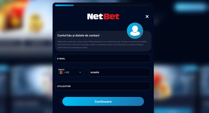 NetBet registration