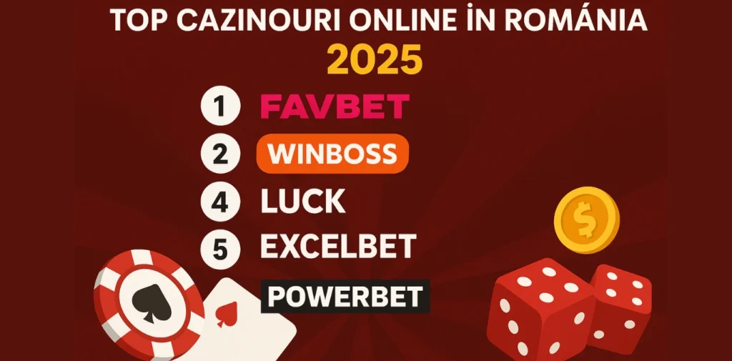 Top cazinouri online în România 2025